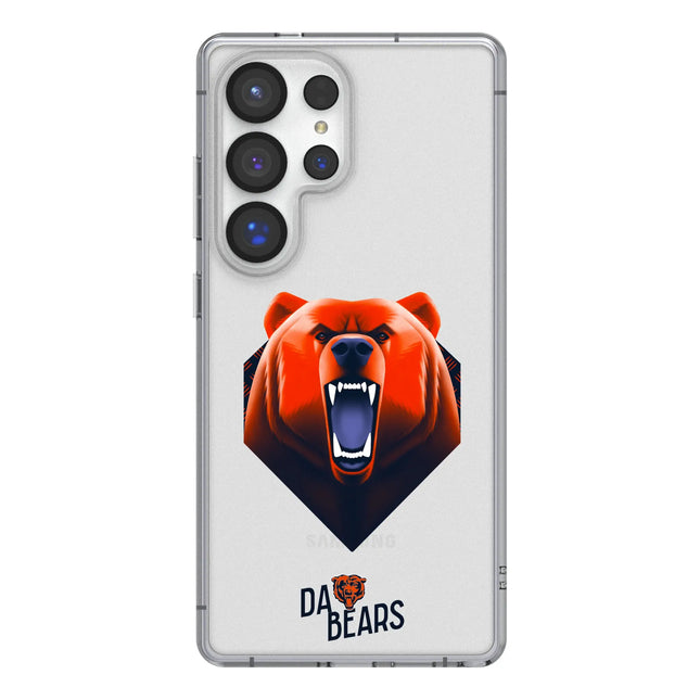 Chicago Bears Clear Phone Case Deco for Samsung Galaxy