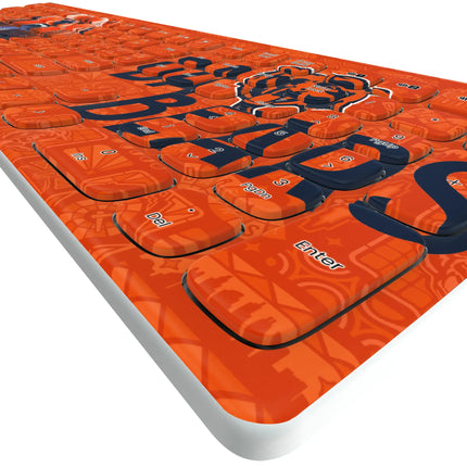 Chicago Bears Deco Curved Wireless Keyboard