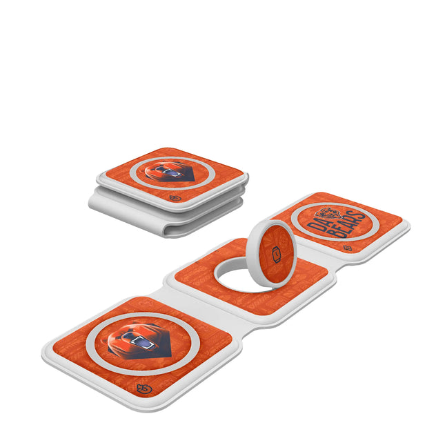 Chicago Bears Foldable 3 in 1 Charger Deco