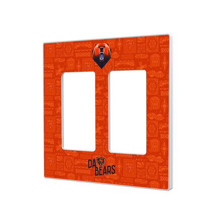 Chicago Bears Hidden-Screw Light Switch Plate Deco