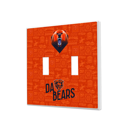 Chicago Bears Hidden-Screw Light Switch Plate Deco