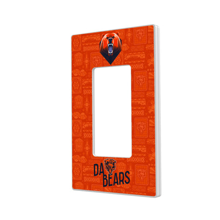 Chicago Bears Hidden-Screw Light Switch Plate Deco