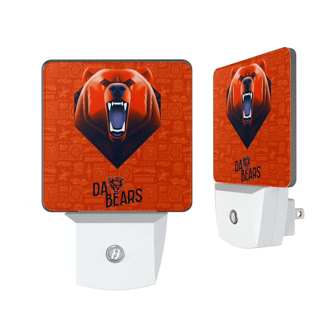 Chicago Bears Night Light 2-Pack Deco