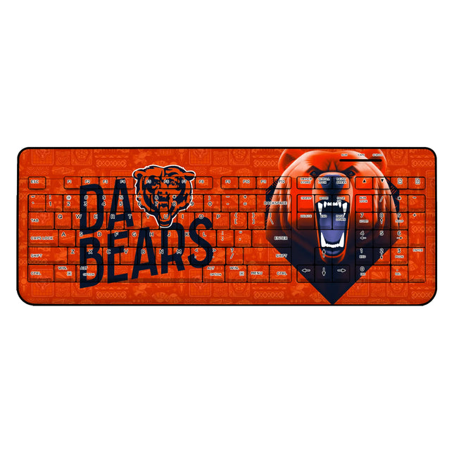 Chicago Bears Wireless USB Keyboard Deco