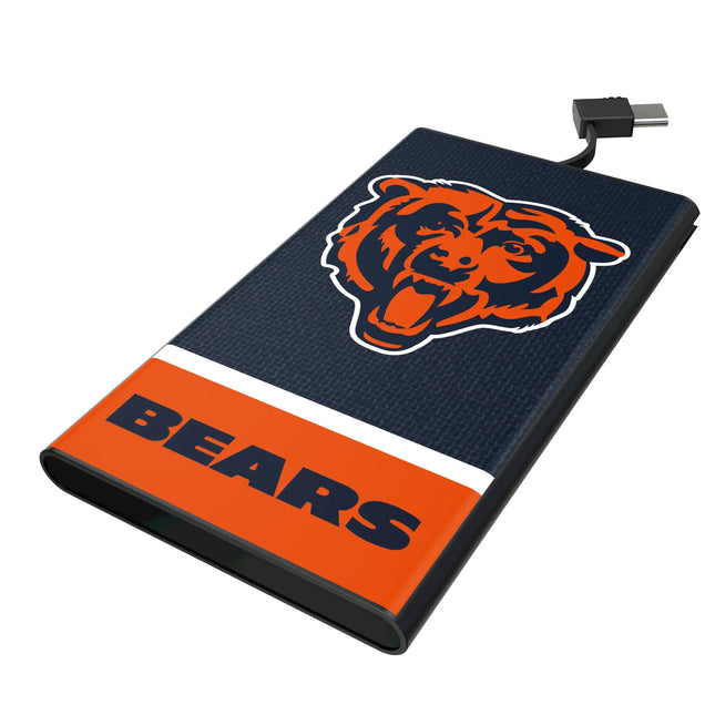 Chicago Bears 5000mAh Flat Powerbank Endzone