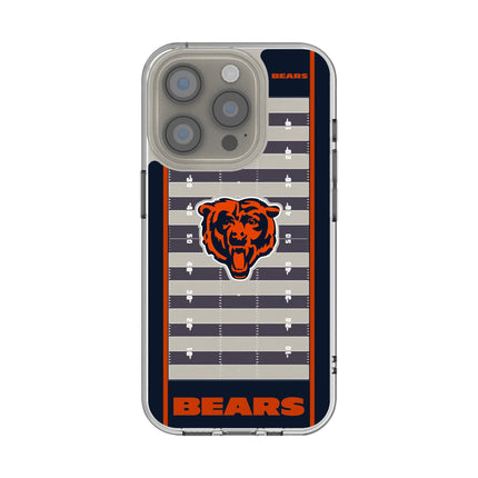 Chicago Bears Clear Phone Case Field for iPhone