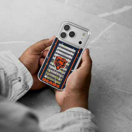 Chicago Bears Glitter Phone Case Field for iPhone