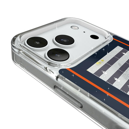 Chicago Bears Field Glitter Phone Case for Apple iPhone