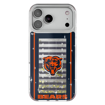 Chicago Bears Field Glitter Phone Case for Apple iPhone