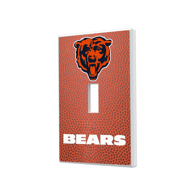 Chicago Bears Hidden-Screw Light Switch Plate Football