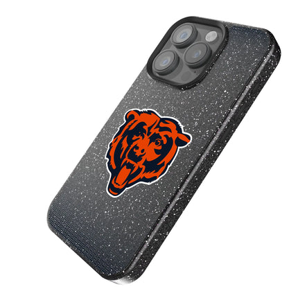 Chicago Bears Black Bling Phone Case Linen for iPhone
