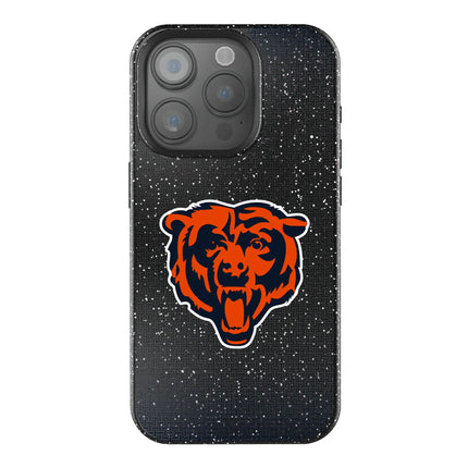 Chicago Bears Black Bling Phone Case Linen for iPhone