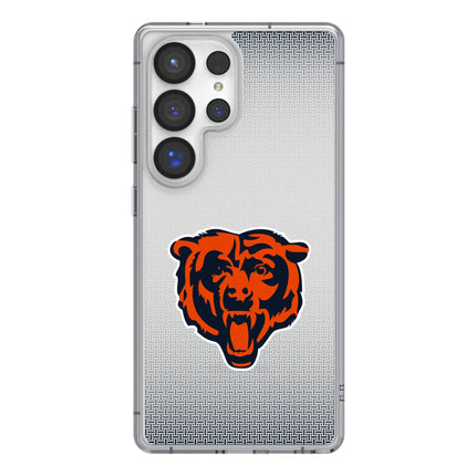 Chicago Bears Clear Phone Case Linen for Samsung Galaxy