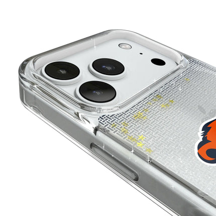 Chicago Bears Linen Glitter Phone Case for Apple iPhone
