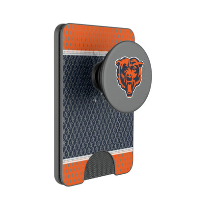 Chicago Bears Mesh PopSockets MagSafe-Compatible PopWallet+