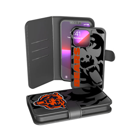 Chicago Bears Wallet Phone Case Monocolor for iPhone