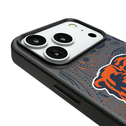 Chicago Bears Paisley MagSafe Compatible Phone Case for Apple iPhone