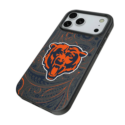 Chicago Bears Paisley MagSafe Compatible Phone Case for Apple iPhone