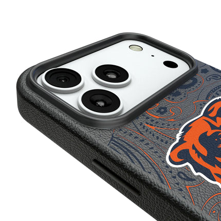 Chicago Bears Paisley MagSafe Compatible Phone Case for Apple iPhone