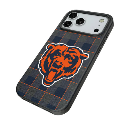 Chicago Bears Plaid MagSafe Compatible Phone Case for Apple iPhone