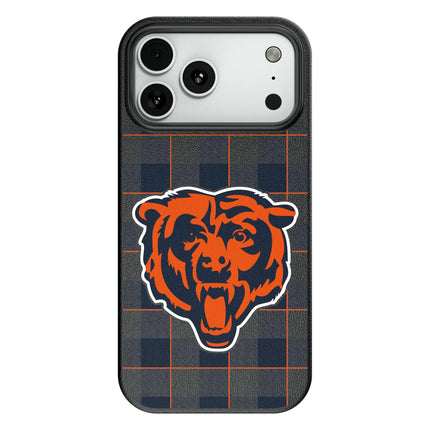 Chicago Bears Plaid MagSafe Compatible Phone Case for Apple iPhone