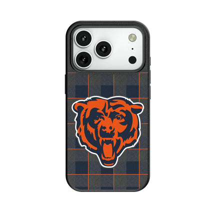 Chicago Bears Plaid MagSafe Compatible Phone Case for Apple iPhone