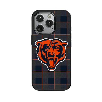 Chicago Bears Plaid MagSafe Compatible Phone Case for Apple iPhone