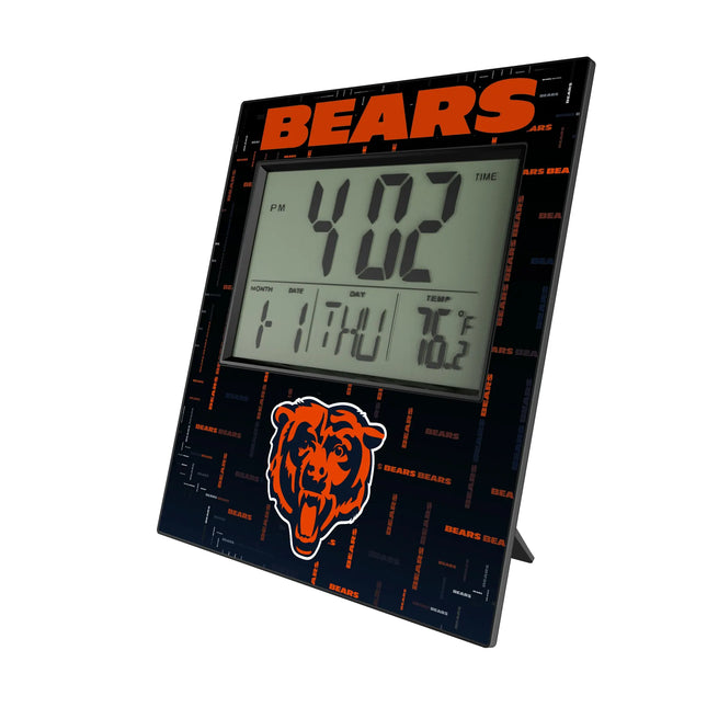 Chicago Bears Wall Clock Quadtile