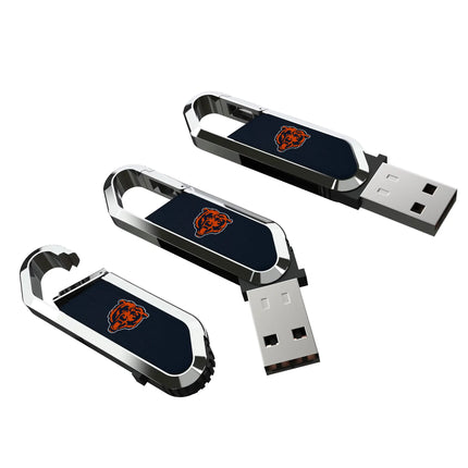 Chicago Bears USB 64GB Clip Style Flash Drive Solid
