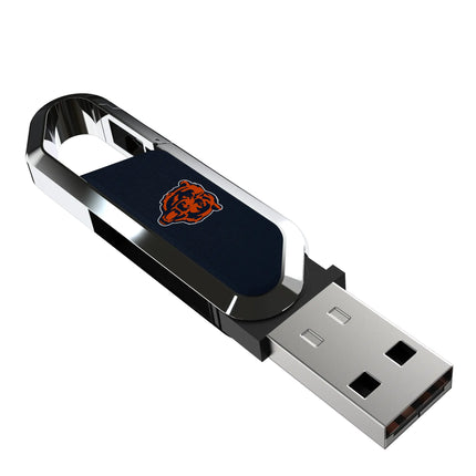 Chicago Bears USB 64GB Clip Style Flash Drive Solid