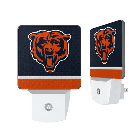 Chicago Bears Night Light 2-Pack Stripe