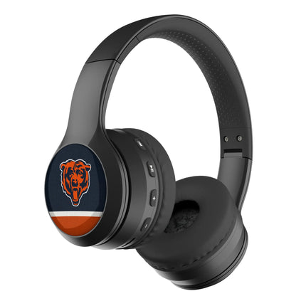 Chicago Bears Over-Ear BT Headphones With Case Stripe
