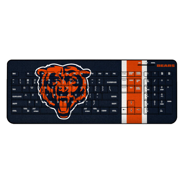 Chicago Bears Wireless USB Keyboard Stripe