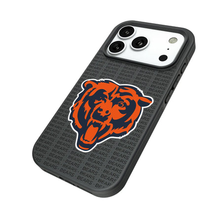 Chicago Bears Text Backdrop Bump Phone Case for Apple iPhone