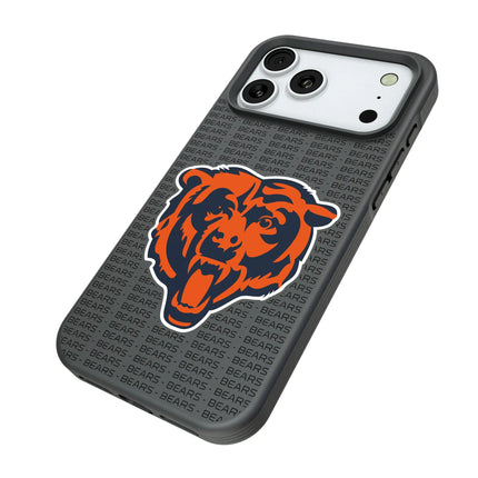 Chicago Bears Text Backdrop Bump Phone Case for Apple iPhone