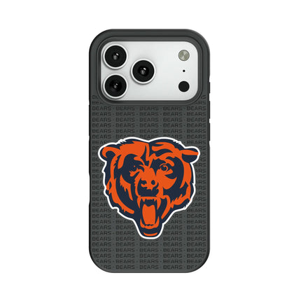 Chicago Bears Text Backdrop Bump Phone Case for Apple iPhone