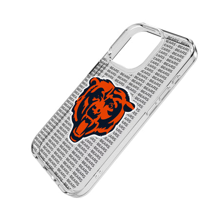 Chicago Bears Clear Phone Case Text for iPhone