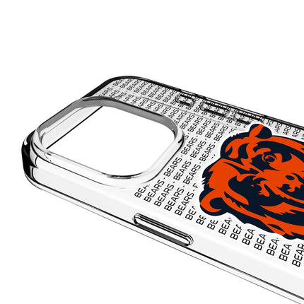 Chicago Bears Clear Phone Case Text for iPhone