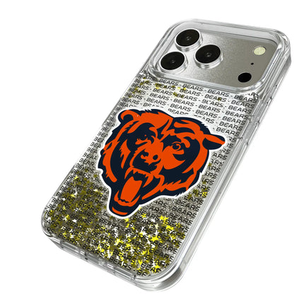 Chicago Bears Glitter Phone Case Text for iPhone