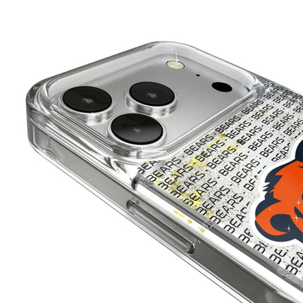 Chicago Bears Glitter Phone Case Text for iPhone