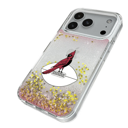 Chicago Cardinals 1947-1959 Historic Collection Linen Glitter Phone Case for Apple iPhone