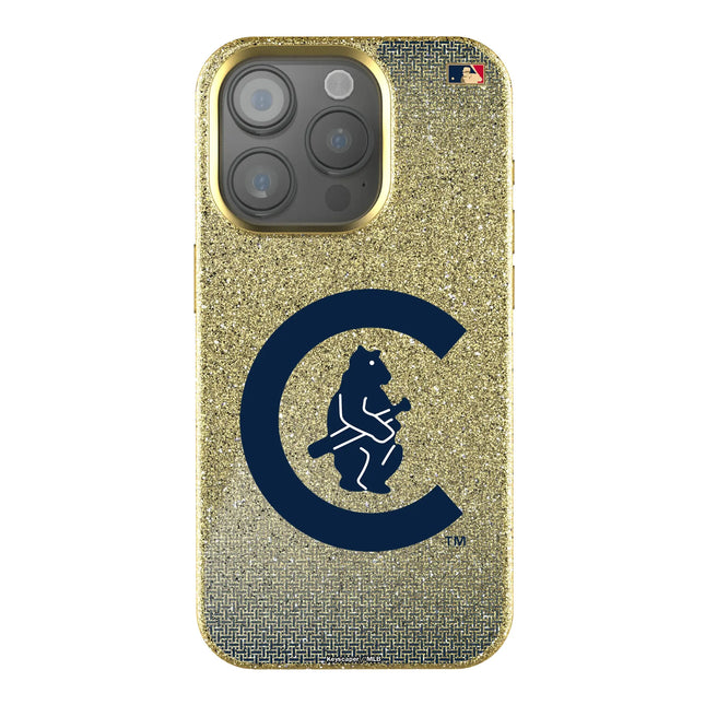 Chicago Cubs 1911-1912 - Cooperstown Collection Linen Bling Phone Case for Apple iPhone