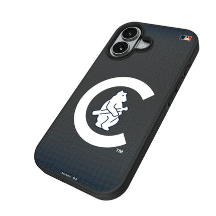 Chicago Cubs 1911-1912 - Cooperstown Collection Linen Bump Phone Case for Apple iPhone