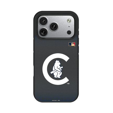 Chicago Cubs 1911-1912 - Cooperstown Collection Linen Bump Phone Case for Apple iPhone