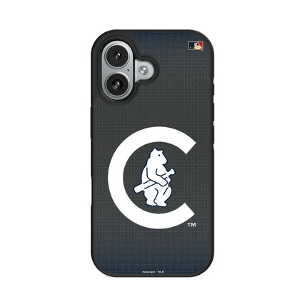 Chicago Cubs 1911-1912 - Cooperstown Collection Linen Bump Phone Case for Apple iPhone