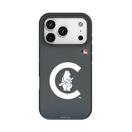 Chicago Cubs 1911-1912 - Cooperstown Collection Linen Bump Phone Case for Apple iPhone