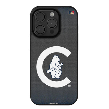 Chicago Cubs 1911-1912 - Cooperstown Collection Linen Bump Phone Case for Apple iPhone