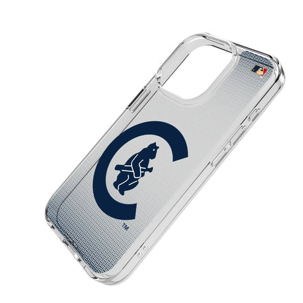 Chicago Cubs 1911-1912 - Cooperstown Collection Linen Clear Phone Case for Apple iPhone