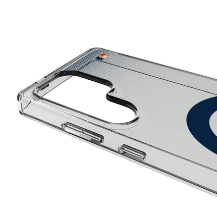 Chicago Cubs 1911-1912 - Cooperstown Collection Linen Clear Phone Case for Samsung Galaxy