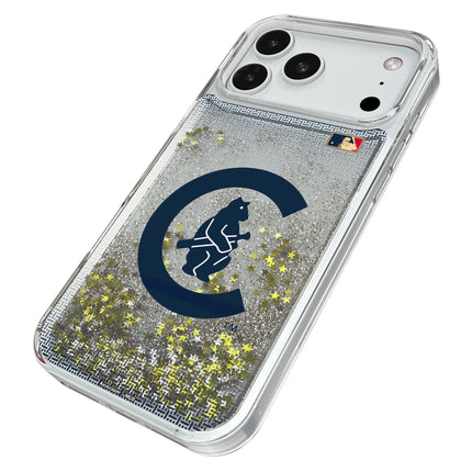 Chicago Cubs 1911-1912 - Cooperstown Collection Linen Glitter Phone Case for Apple iPhone